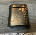 Japanese Antique Edo Era Lacquer Craft Maki-e Inro   Bird And Ivy Design F s