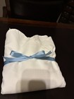 Pottery Barn Baby Scallop European Linen Crib Skirt Nwot White