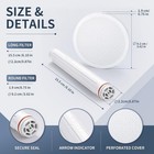 Filter Replacement Cartridge Kit Fits For Eskiin Handheld Showerhead  3 3 