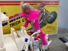 Vintage Derry Daring Trick Cycle Super Stunt Girl Evel Knievel Ideal Toy 1974