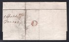 Usa 1867 Steamship 10 Postmark On Sfl Folded Cover From Havana To Boston