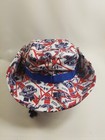 Pabst Blue Ribbon Beer Bucket Hat Cap Advertising Print Mad Engine Unisex
