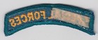 Vintage Us Army Special Forces Scroll Patch Insignia Airborne Teal Tab Only