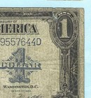 1923 1 Dollar Silver Certificate Fr 237 Large Size Blue Seal  Circulated