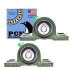 Pillow Block Bearing 1 2  Bore 2 Pack Chrome Steel Heavy Duty Self-aligning