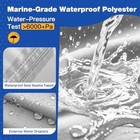 Bass Boat Cover 20-22 Ft  900d Heavy Duty Waterproof Winter Boat Cover With 