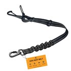 Adjustable 3-in-1 Dog Seat Belt For Car Safety  Pet Travel Harness  Black