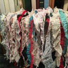 50 Yds Lace Odds And Ends Cut In 1yd Pieces Crafting Journaling Sew Variety       
