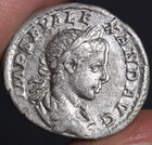 Victoria Avg Denarius Ancient Roman Empire Silver Coin 228ad Choice Very Fine