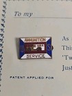 Antique Wwi Era Army Ammunition Military Son In Service Pin Sis With Card