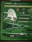 Beautiful Vintage Ecobra Precision German Drafting Tool Set With Wooden Case