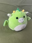 Squishmallow 5  Dexter The Dragon Rare Pillow Soft Plush Stuffed Animal Toy