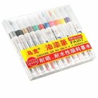 Waterproof Permanent Paint Marker Pen Car Tyre Tire Tread Rubber Metal 12pc set