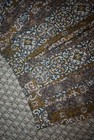 Prairie Pioneer Frontier Victorian 19th Century Long Skirt Medallion Stripe 32w