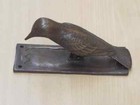 Woodpecker Bird Bronze Door Knocker Handcrafted Front Doorbell 6 75 Inches
