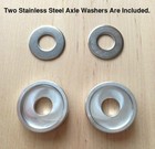 Helix Bmx Round Dropout Savers -fits Nearly All Frames -fits 3 8  And 10mm Axles