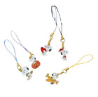 5 Pack X Snoopys Dog Key Fob Pendant Bag Car Keychain Iphone Cellphone Charm