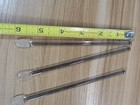 Lot Of 3 Vintage Clear Glass Swizzle Sticks Cocktail Drink Stirrers Barware 6 