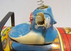 As-is Marx Disney Donald Duck Dipsy Car Tin Wind-up 1940 s Or 50 s Missing Arm