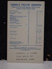 1908 Conkey s Poultry Remedies Tradecard With Price List Veterinary Medicine
