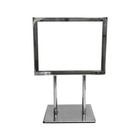 7-1 4 X 5-3 4 Chrome Plated Steel Counter Cardframe Display Fixture Retail Store