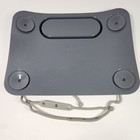 Busy Baby Silicone Tray Place Mat W  4 Tethers Gray Suction Cups Finger Foods