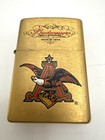 Zippo Budweiser Millennium 2000 Brass Windproof Lighter Nos W  Box Unused