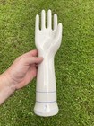 Vintage Industrial Nos Porcelain Hand Glove Mold Form Jewelry Display Trade 7