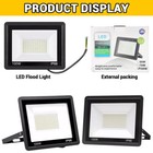 2pcs 100w Led Flood Lights Outdoor Garden Lamp Yard Security Landscape Spotlight