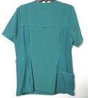 Cherokee Iflex Womens V-neck Scrub Top Green Size Large Short Sleeves