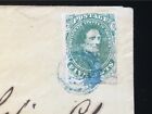 Va Charlottesville Confederate Cover Csa  1 On Embossed Cameo Adv Cc Insurance