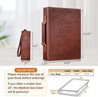 Large Classic Bible Cover Pu Leather Carrying Book Case Church Bag Gift For Men