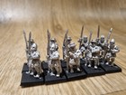 Bretonnian Men At Arms Spearmen X10 Rare Oop Metal Complete Fantasy Mordhiem 4ed