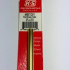 K s 8131 Round Brass Tube 1 4  Od X 12 