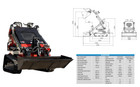 2025 Track Type 1830ib Mini Skid Steer Loader With Epa Gasoline Engine