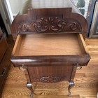 Antique Victorian Era Music Cabinet 42x19x12 5  Mahogany - Gorgeous Woodworking 