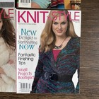 Knitting Magazine Lot 6 Knit Simple Knit Scene Knit N Style Patterns