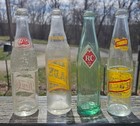 Vintage Soda Bottle Lot Pepsi Cola Rc Cola Dad s Root Beer Acl Glass 1950s 1960s