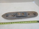 Vintage Wood Wooden Folk Art Ship Boat Handmade Crafted Us Navy Military