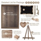 Wedding Guest Book Personalized Alternative  Drop Top Frame Sign Book With 80   