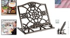 Traditional Vintage Cookbook Stand  Flower Pattern