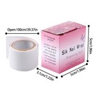 1 Roll Nail Repair Fiberglass Silk Wrap Nail Patch Self Adhesive Reinforce Tips