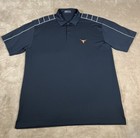 University Of Texas Polo Shirt Mens Xl Black Nike Ut Longhorns Dri Fit