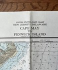Vintage 1984 Cape May To Fenwick Island Nautical Chart Map - 44    X 36   