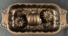Nordic Ware Pumpkin Patch Loaf Pan Bronze Cast Aluminum Fall Harvest Baking