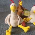 Foster Farms Imposter Chicken Plush Toy Set Driver Passenger Turkey Chickens