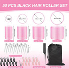60 Pcs Hair Rollers For Women  Rollers Hair Curlers  24 Pcs In 4 Sizes 60 48 36 