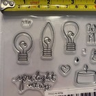 Clear Stamp We   re A Match Love You Watts And Watts Scrapbooking Card Making Diy