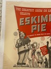 Rare Vintage  eskimo Pie  Circus Ice Cream Advertising Poster 