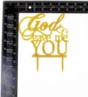 God Gave Me You Wedding Cake Topper For Wedding engagement marriage Party Decora